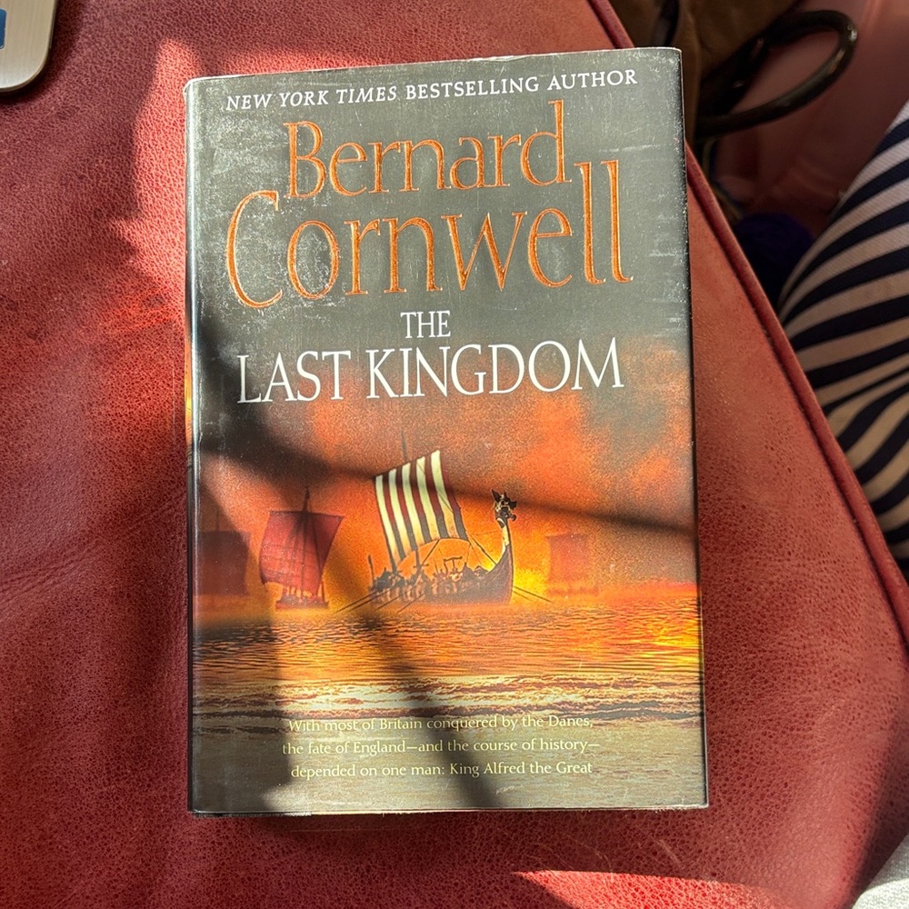 Bernard Cornwell 'The Last Kingdom' Hardcover Book - Orange & Black Cover